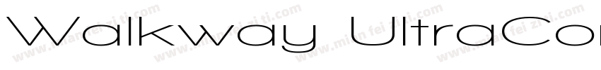 Walkway UltraCondensed Semi字体转换